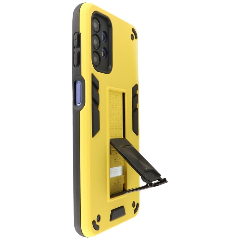 Stand Hardcase Backcover für Samsung Galaxy A32 5G Gelb