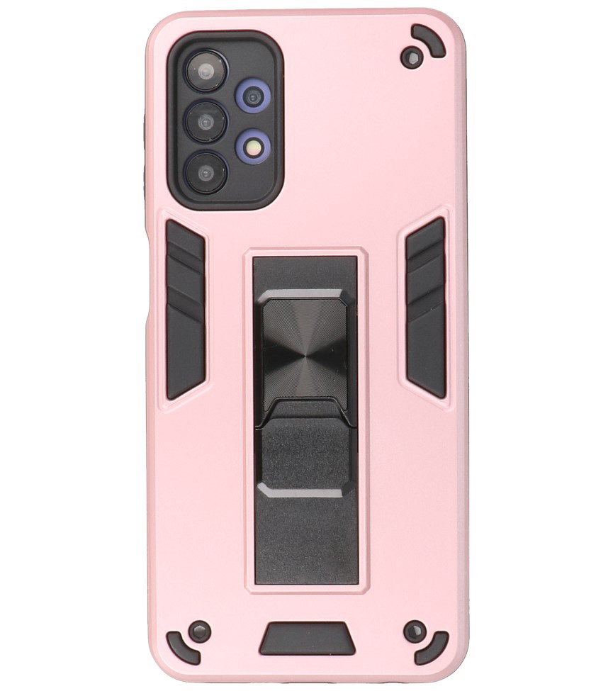 Bagcover til stativ Hardcase til Samsung Galaxy A32 5G Pink