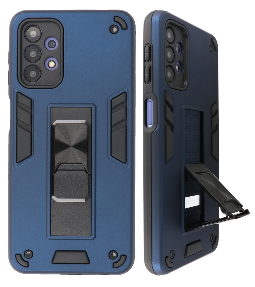 Bagcover til stativ Hardcase til Samsung Galaxy A32 5G Navy