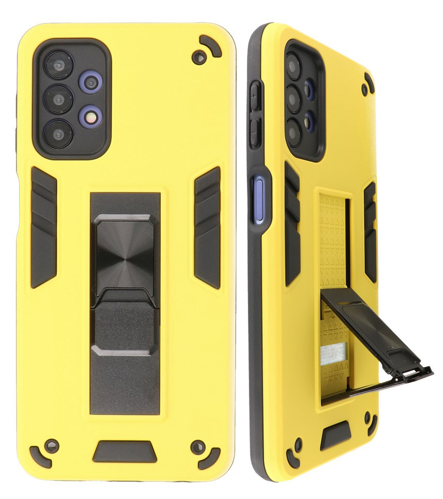 Stand Hardcase Backcover for Samsung Galaxy A32 5G Yellow