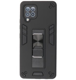 Stand Hardcase Backcover für Samsung Galaxy A42 5G Schwarz