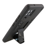 Bagcover til stativ Hardcase til Samsung Galaxy A42 5G Sort