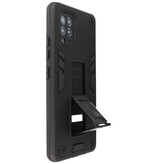Stand Hardcase Backcover para Samsung Galaxy A42 5G Negro