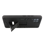 Bagcover til stativ Hardcase til Samsung Galaxy A42 5G Sort