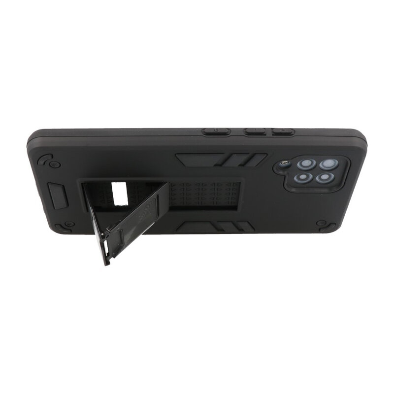 Stand Hardcase Backcover para Samsung Galaxy A42 5G Negro