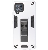 Bagcover til stativ Hardcase til Samsung Galaxy A42 5G Sølv