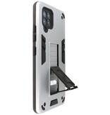 Stand Hardcase Backcover for Samsung Galaxy A42 5G Silver