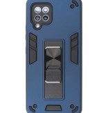 Carcasa trasera rígida Stand para Samsung Galaxy A42 5G Azul marino
