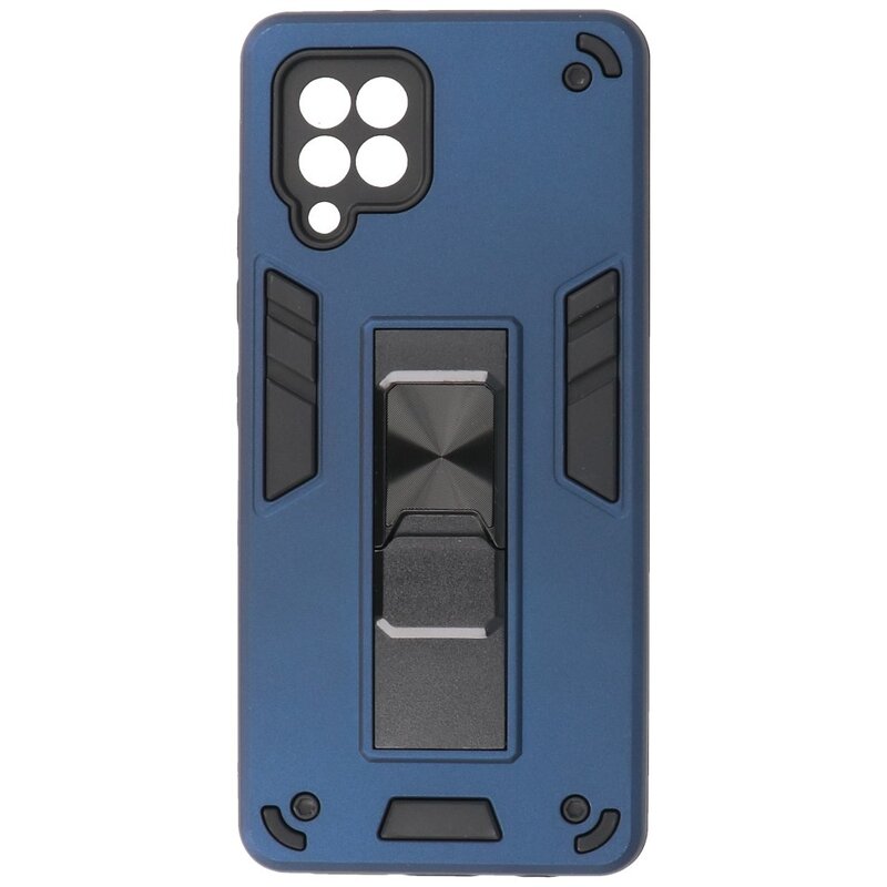 Stand Hardcase Backcover for Samsung Galaxy A42 5G Navy