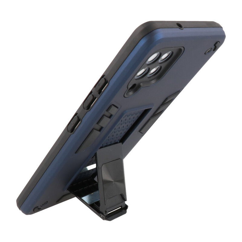 Stand Hardcase Backcover for Samsung Galaxy A42 5G Navy