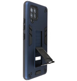 Stand Hardcase Backcover voor Samsung Galaxy A42 5G Navy