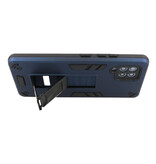Stand Hardcase Backcover voor Samsung Galaxy A42 5G Navy