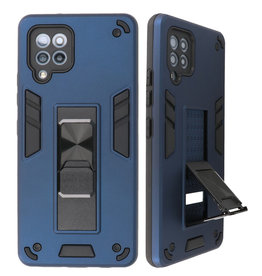 Stand Hardcase Backcover für Samsung Galaxy A42 5G Navy