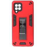 Stand Hardcase Backcover voor Samsung Galaxy A42 5G Rood