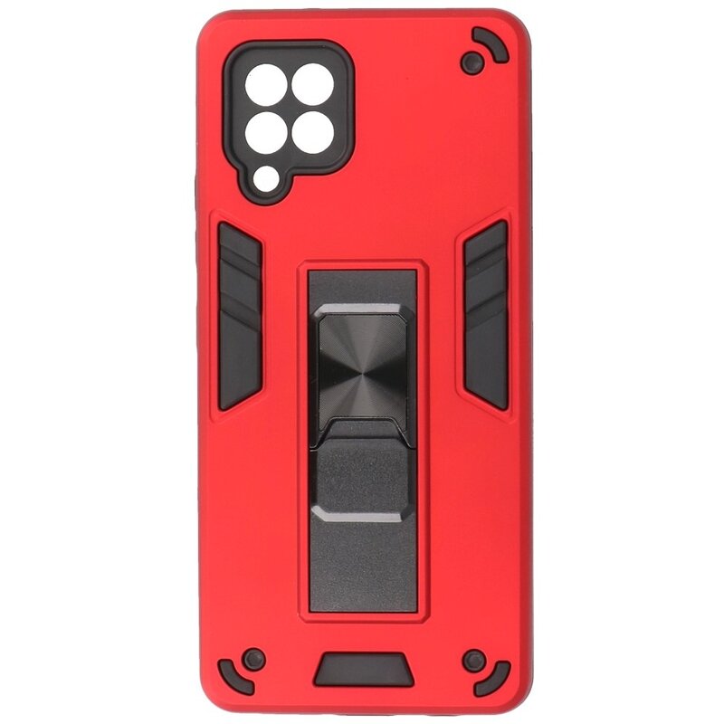 Stand Hardcase Backcover for Samsung Galaxy A42 5G Red