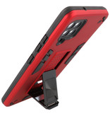 Stand Hardcase Backcover for Samsung Galaxy A42 5G Red