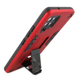 Stand Hardcase Backcover para Samsung Galaxy A42 5G Rojo