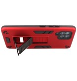 Stand Hardcase Backcover für Samsung Galaxy A42 5G Rot