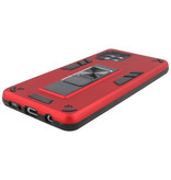 Stand Hardcase Backcover für Samsung Galaxy A42 5G Rot