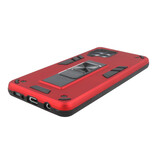 Stand Hardcase Backcover para Samsung Galaxy A42 5G Rojo