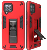 Stand Hardcase Backcover voor Samsung Galaxy A42 5G Rood