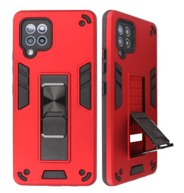 Stand Hardcase Backcover für Samsung Galaxy A42 5G Rot