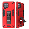 Stand Hardcase Backcover voor Samsung Galaxy A42 5G Rood