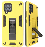 Stand Hardcase Backcover for Samsung Galaxy A42 5G Yellow