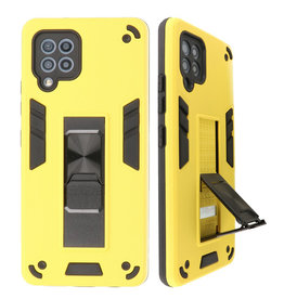 Stand Hardcase Backcover para Samsung Galaxy A42 5G Amarillo
