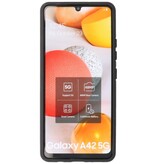 Stand Hardcase Backcover for Samsung Galaxy A42 5G Yellow