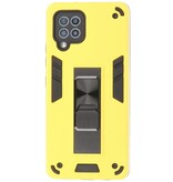 Stand Hardcase Backcover für Samsung Galaxy A42 5G Gelb