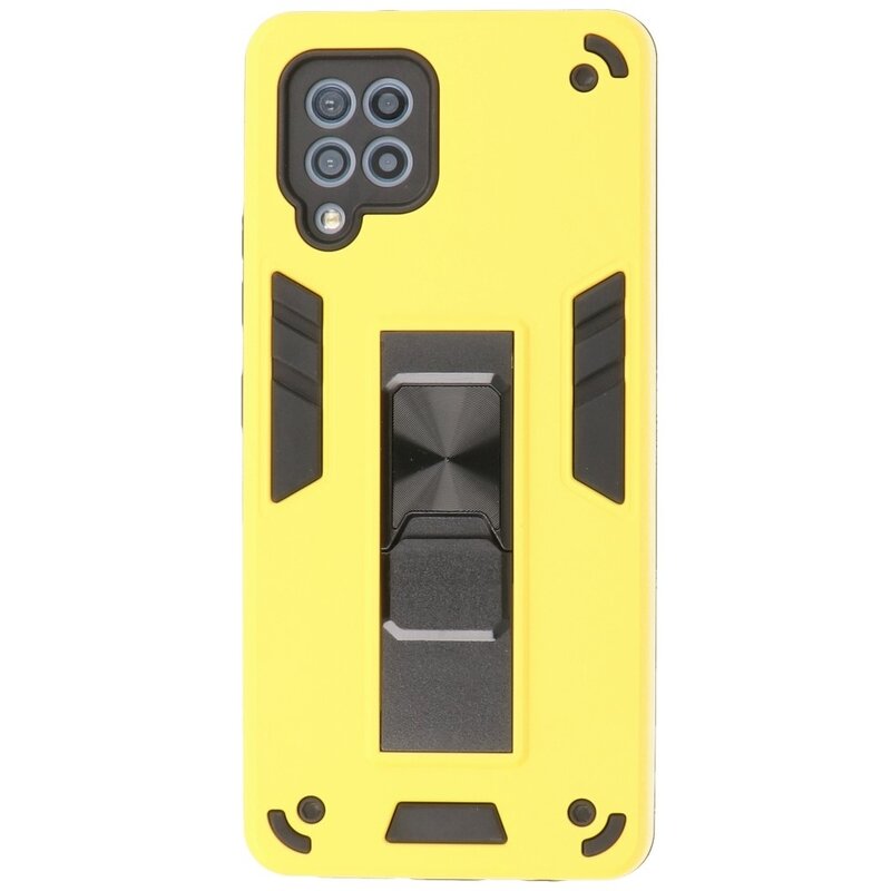 Bagcover til stativ Hardcase til Samsung Galaxy A42 5G Gul