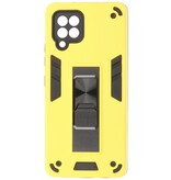 Stand Hardcase Backcover para Samsung Galaxy A42 5G Amarillo