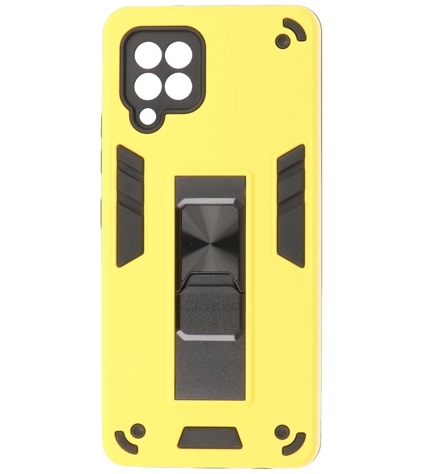 Stand Hardcase Backcover for Samsung Galaxy A42 5G Yellow