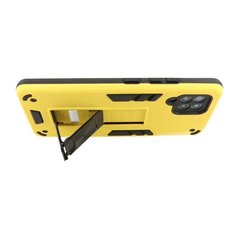 Stand Hardcase Backcover for Samsung Galaxy A42 5G Yellow