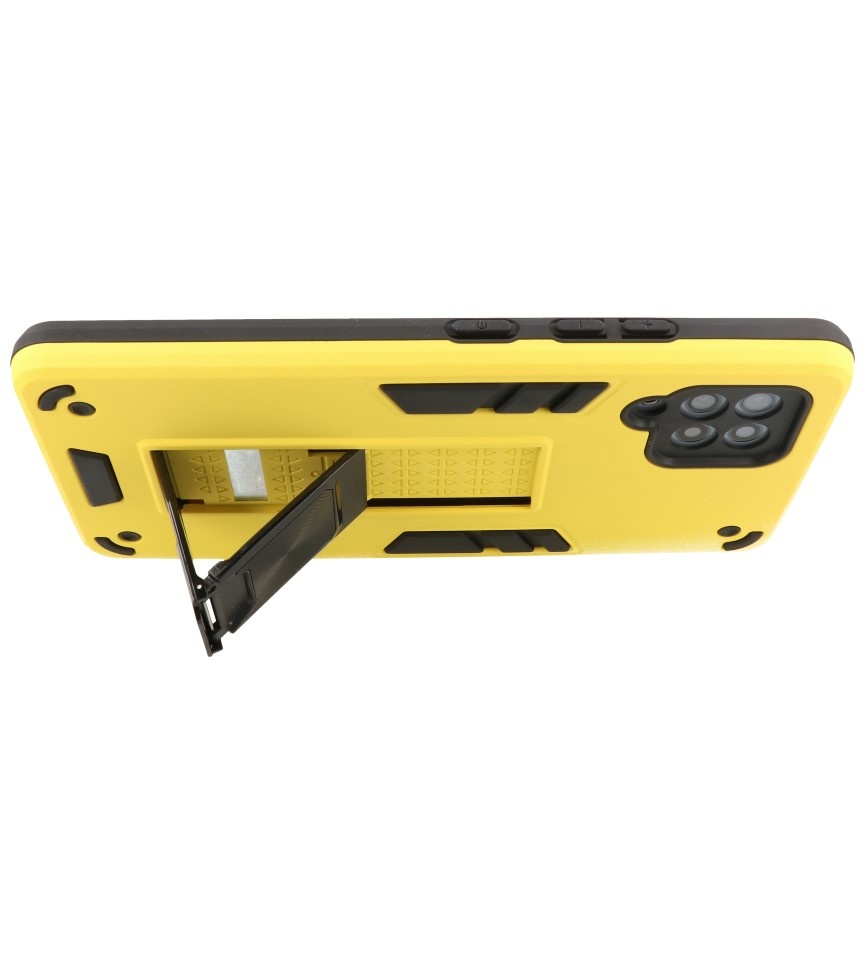 Stand Hardcase Backcover for Samsung Galaxy A42 5G Yellow