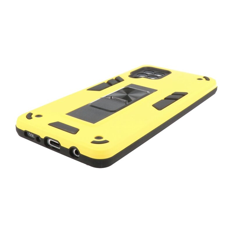 Stand Hardcase Backcover for Samsung Galaxy A42 5G Yellow
