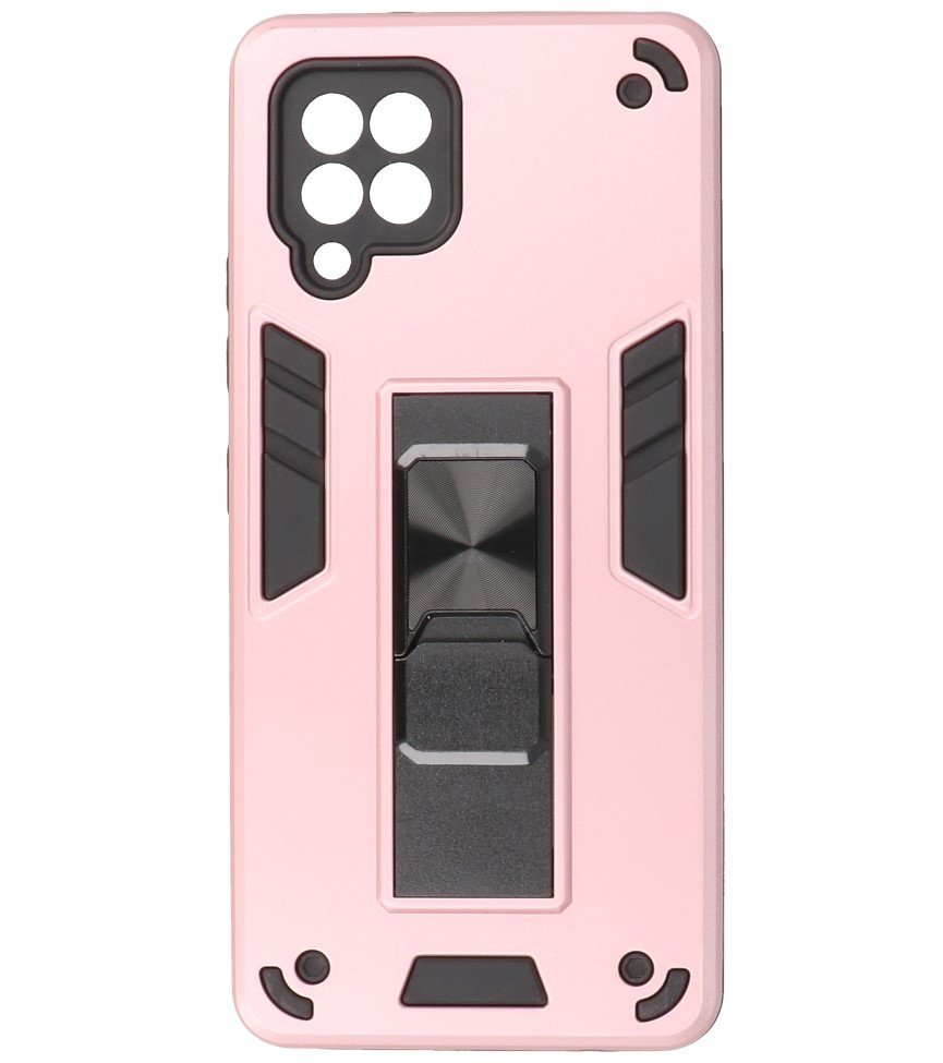 Stand Hardcase Backcover for Samsung Galaxy A42 5G Pink