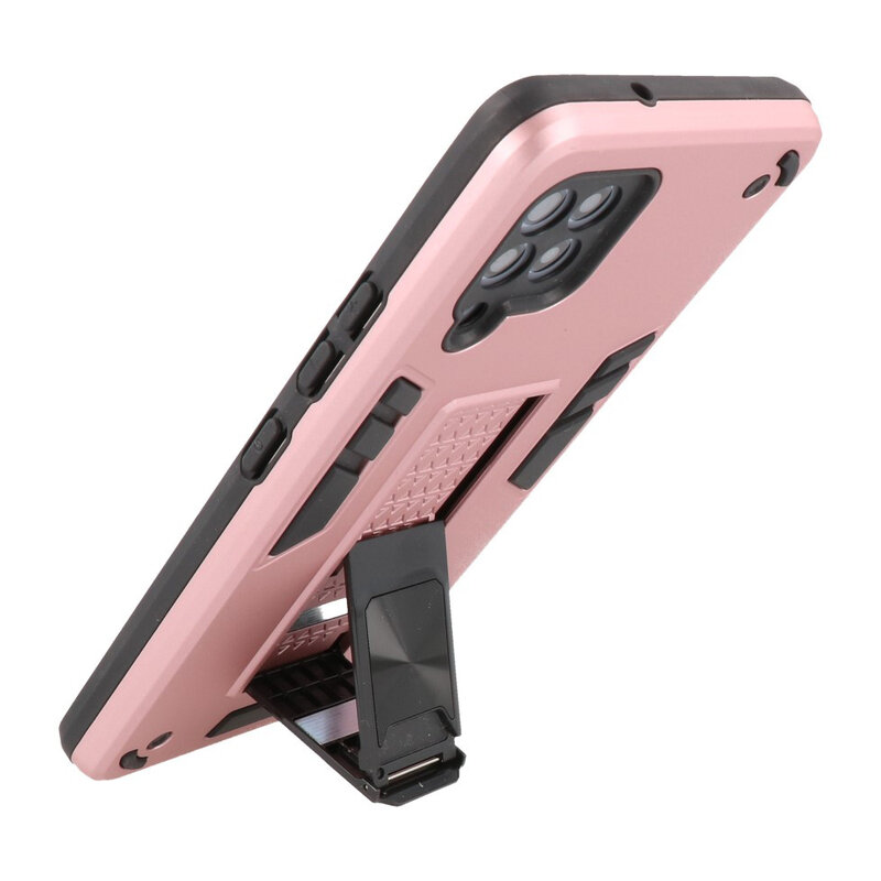 Stand Hardcase Backcover for Samsung Galaxy A42 5G Pink