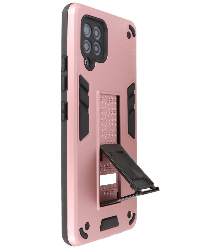 Stand Hardcase Backcover for Samsung Galaxy A42 5G Pink