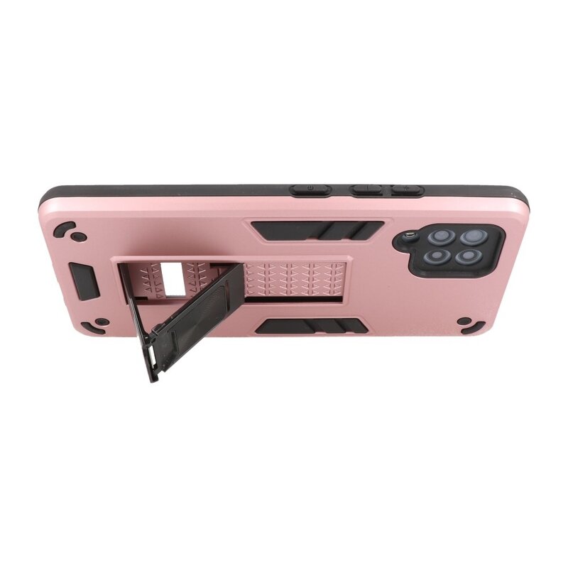 Stand Hardcase Backcover for Samsung Galaxy A42 5G Pink