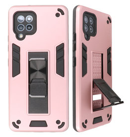 Stand Hardcase Backcover voor Samsung Galaxy A42 5G Roze