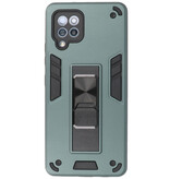 Stand Hardcase Backcover voor Samsung Galaxy A42 5G Donker Groen