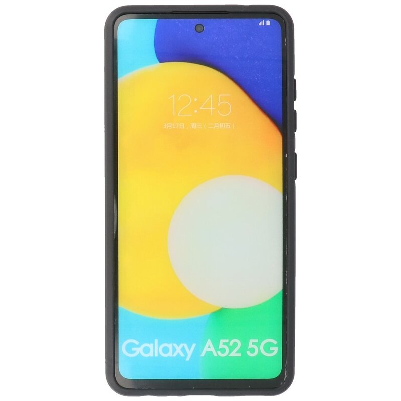 Stand Hardcase Backcover voor Samsung Galaxy A52 5G Roze