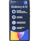 Stand Hardcase Backcover für Samsung Galaxy A72 5G Schwarz