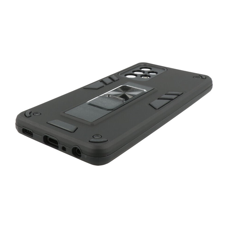Bagcover til stativ Hardcase til Samsung Galaxy A72 5G Sort