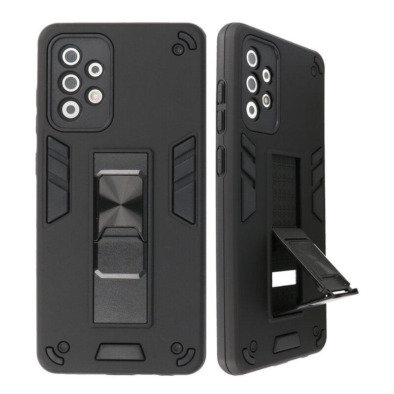 Stand Hardcase Backcover for Samsung Galaxy A72 5G Black