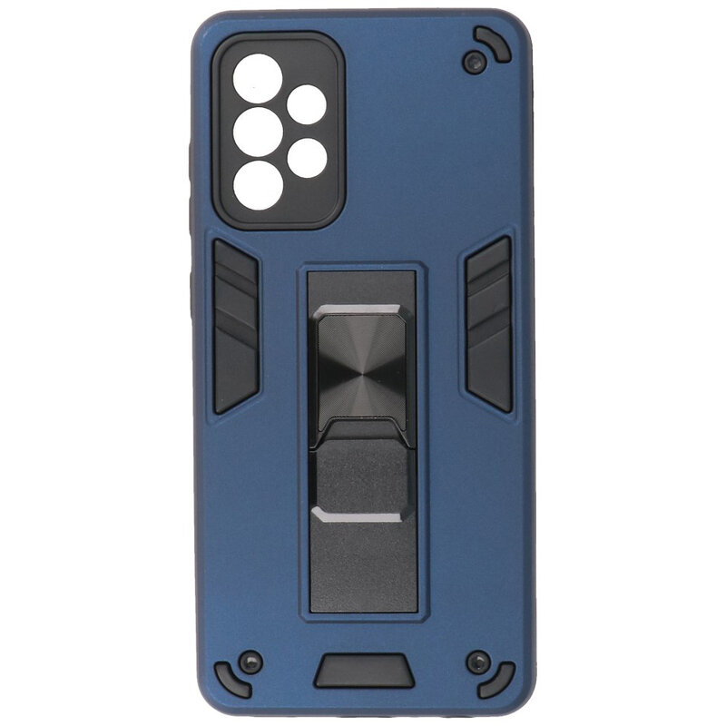 Stand Hardcase Backcover for Samsung Galaxy A72 5G Navy