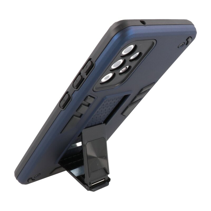 Stand Hardcase Backcover für Samsung Galaxy A72 5G Navy