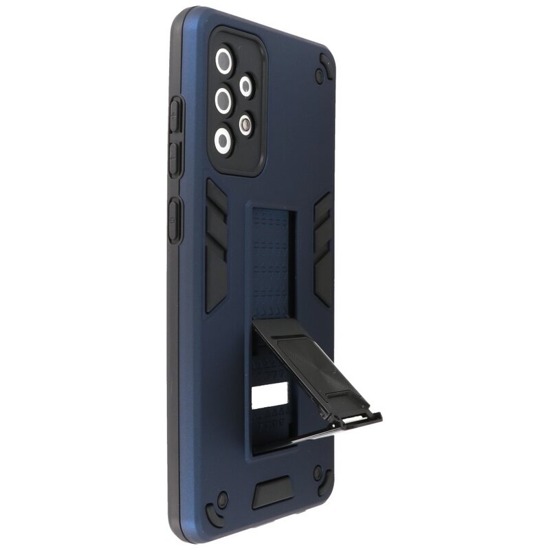 Stand Hardcase Backcover for Samsung Galaxy A72 5G Navy